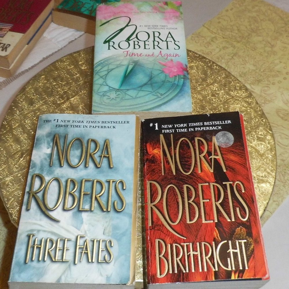 Books - (set/3)  "Birthright", "Three Fates"  & "Time & Again"